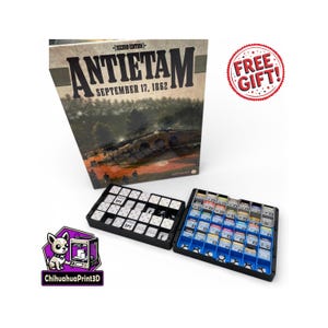 Antietam 1862 Insert | Antietam 1862 Organizer | Antietam 1862 Tray | 3D Printed Organizer | ChihuahuaPrint3D