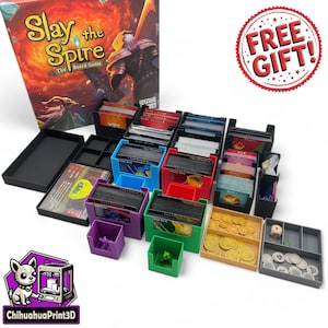 Slay the Spire-inzetstuk | Slay the Spire-opslag | Slay the Spire-organizer | 3D-geprint | ChihuahuaAfdrukken3D