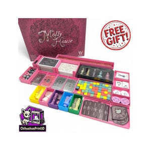Molly House Insert | Molly House Organizer | Molly House Storage | Metal Pawns Compatible | ChihuahuaPrint3D