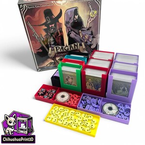 Inserir para Pagan: Fate of Roanoke + Todas as expansões | Organizador Pagan | Armazenamento Pagan | ChihuahuaPrint3D