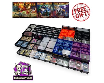 Insert Twilight Imperium 4th Edition + Prophecy of Kings + Thunder's Edge | Twilight Imperium Storage | Gamegenic | ChihuahuaPrint3D