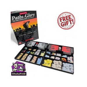 Paths of Glory Insert | Paths of Glory Storage | Paths of Glory Organizer | GMT Token Tray | GMT Games | ChihuahuaPrint3D
