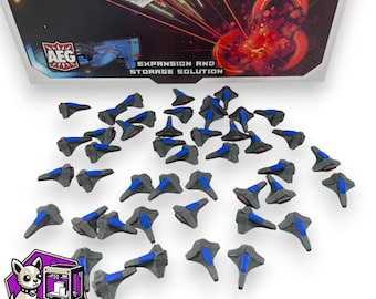 Spaceships for Space Base (45pc) | Space Base Token Upgrade | Space Base 3D Tokens | 3D Printed | ChihuahuaPrint3D
