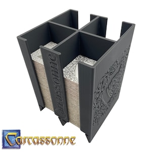 Torre de baldosas de Carcassonne / Torre de baldosas cuádruples de Carcassonne / Mejora de Carcassonne / Almacenamiento de Carcassonne / Impresión 3D