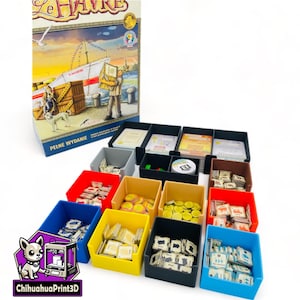 Bijsluiter Le Havre Complete Edition | Le Havre Organizer Complete Edition | Le Havre Complete Edition-opslagoplossing | Cadeau | 3D-geprint