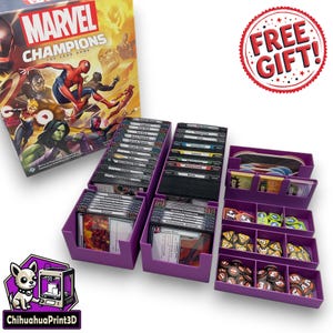 Marvel-Champions-Einsatz | Drachenschild Geprüft | Mehrere Farben erhältlich | Marvel Champs Aufbewahrung | Marvel-Champions-Organizer