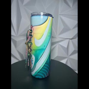 Sneaker Tumbler| Bling Tumbler| Laced Tumbler Cup| Custom Bling Sneaker Tumbler with Rhinestones & Sparkly Laces – Sneaker Lovers