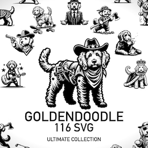 Goldendoodle SVG-Dateien Golden Doodle Vektor Goldendoodle Papa Geschenk Hundeliebhaber Geschenk Doodle SVG Goldendoodle Cricut SVG Oldendoodle Hund Mama Svg