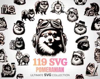 Pomeranian SVG Pom Pom Small Dog Svg Spitz German Spitz Svg Pomeranian Lover Tinkerbell Spitz Bold Pomeranian Gifts Mom Spitz Dad Cricut DIY