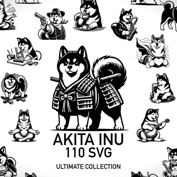 Akita Inu SVG Files For Cricut Japanese Dog SVG Akita Gifts Akita Inu Mom Dad Lover Cricut Files Akita Lover Gift Japanese Inu SVG Akita Svg