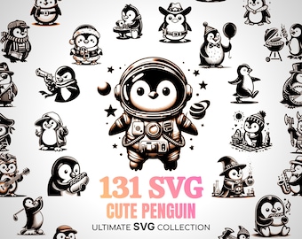 Penguin SVG Tux Willy Madagascar SVG Pingu Linux Penguin Svg Snow Pinguins Svg Penguin Gifts NootNoot SVG Rockhopper Peng Linux Cute Mascot