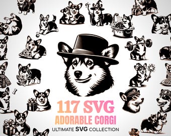Corgi SVG Welsh Pembroke Cardigan Cute Corgi Loki SVG Corgi Welsh Svg Corgi Mom Dad Gifts Corgi Lover Gift Svg Christmas Corgie Cricut DIY