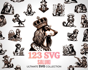 Saluki Dog SVG Saluki Art Dog Saluki SVG Saluki Mom Dog Mama SVG Dog Mom Gift Dog Lover Saluki Dad Gift Dog Memorial Svg Dad Gift Dog Mom