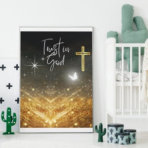 Trust in God Digital Art Print