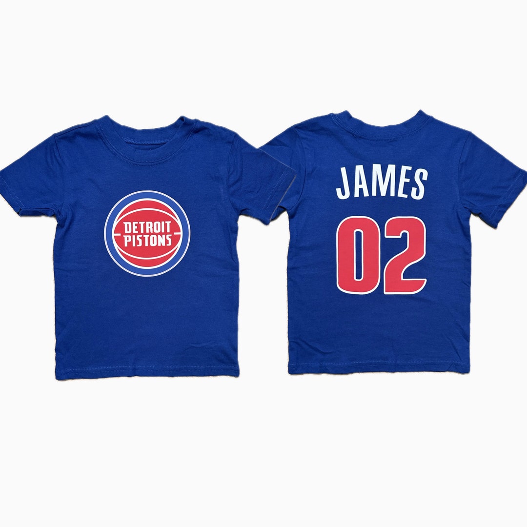 Custom Detroit Pistons Kids Basketball Jersey Personalized Baby Detroit Pistons Basketball
