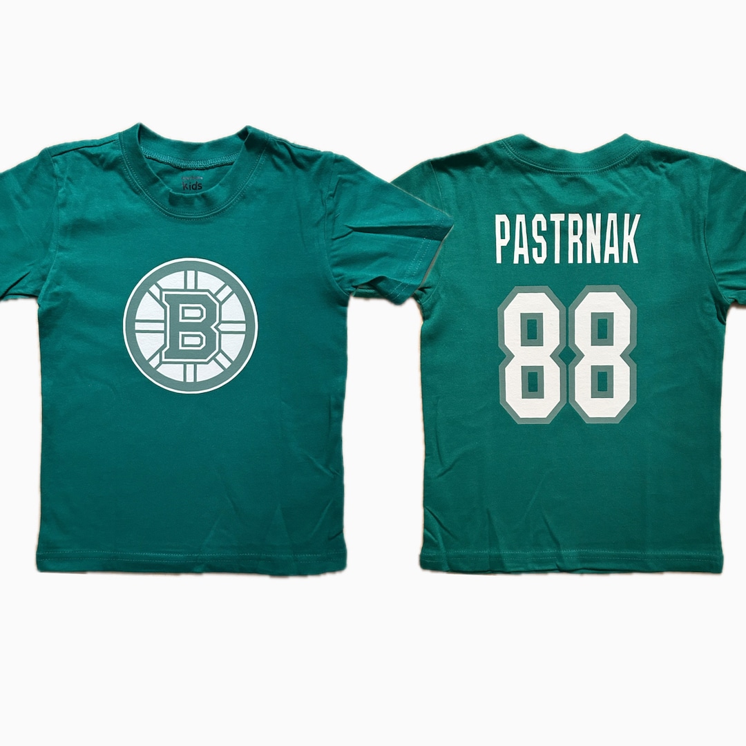 Green Boston Bruins Kids Hockey Jersey Custom St. Patricks Day Bruins