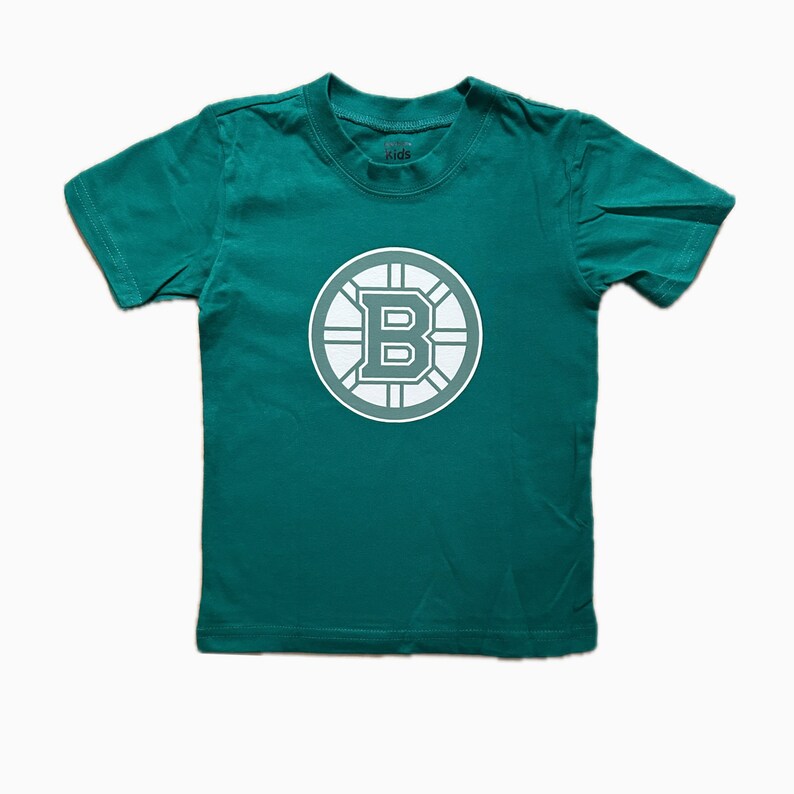 Green Boston Bruins Kids Hockey Jersey Custom St. Patricks Day Bruins