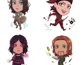 Fantasy Character Keychains
