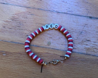 red bracelet