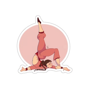 Ty Lee ATLA Kiss-Cut Sticker mit weißem Rand