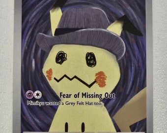 Van Gogh Mimikyu Custom Pokemon Card