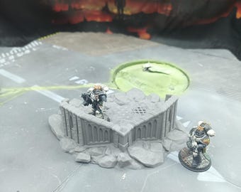 40K Terrain Fortified Trench Verridan D