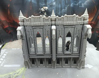 Ruined Bordé Imperial Cruiser 40k scenery