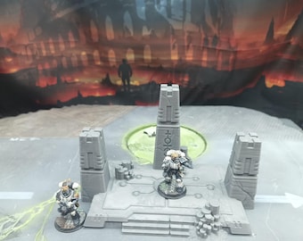 Small necron temple decor 40k Vharaq Null