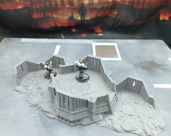 40k Trench Bunker Scenery by Verridan C