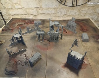 Complete table decor Ruin 40k BTB6