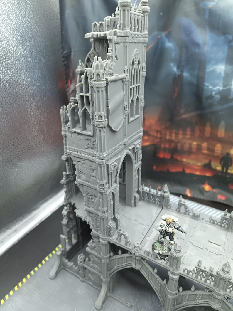 Table complète décor Ruine 40k BTB5et6