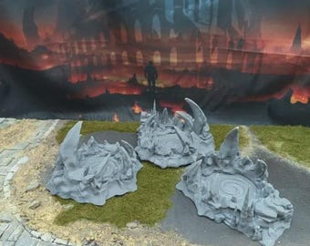 Skaven vermin holes "Gnawholes" Warhammer AoS scenery