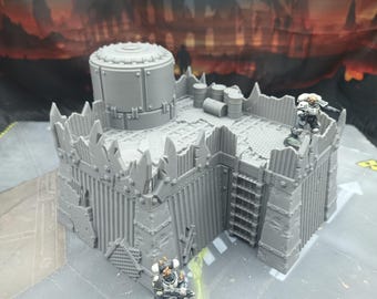 40k Ork building scenery with warpzel cistern 1A