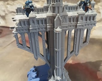 Gothic bridge pier ruin decor