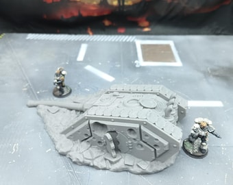 40k scenery. Remains of a destroyed vehicle.
