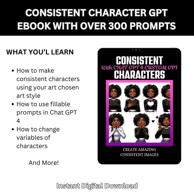 Master the Art of Character Creation With Our Ebook & Fillable Guide ...