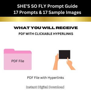AI Art Prompt Guide she's so Fly 17 Prompts & 17 Sample Images Chat GPT ...