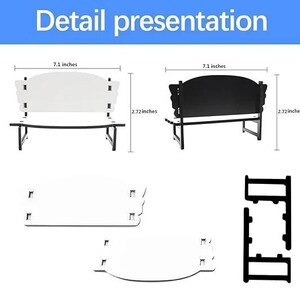 Personalized Graduation Mini Keepsake Bench: Custom Photo Display immagine 6