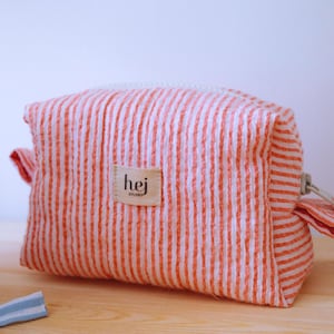 Spacious Toiletry Bag, Eco Friendly Cosmetic Organizer, Vacation Travel Pouch