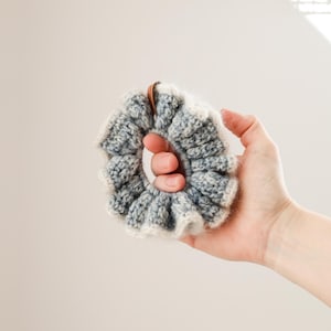 Crochet Hair Scrunchie, Summer Hair Accessory, Handmade Festival Hair Tie