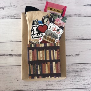 Mystery book with book lover gifts - recycled book