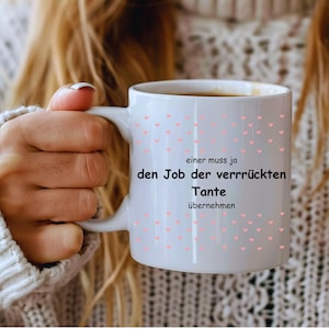 Crazy aunt mug, aunt gift, godmother gift, best aunt, gift for aunt, godmother, you're going to be an aunt, aunt mug