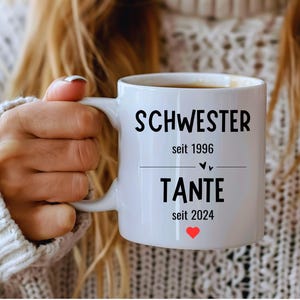 Sister since aunt since mug, aunt gift, godmother gift, best aunt, gift for aunt, godmother, you're going to be an aunt, aunt mug