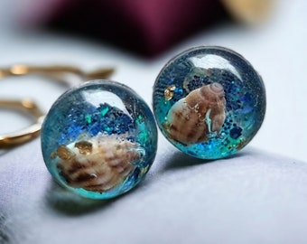 Bespoke Seashell Stud Earrings