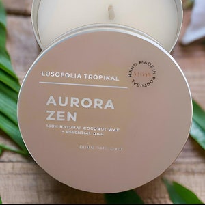 AURORA ZEN - Massage and Wellbeing Candle / Travel Size