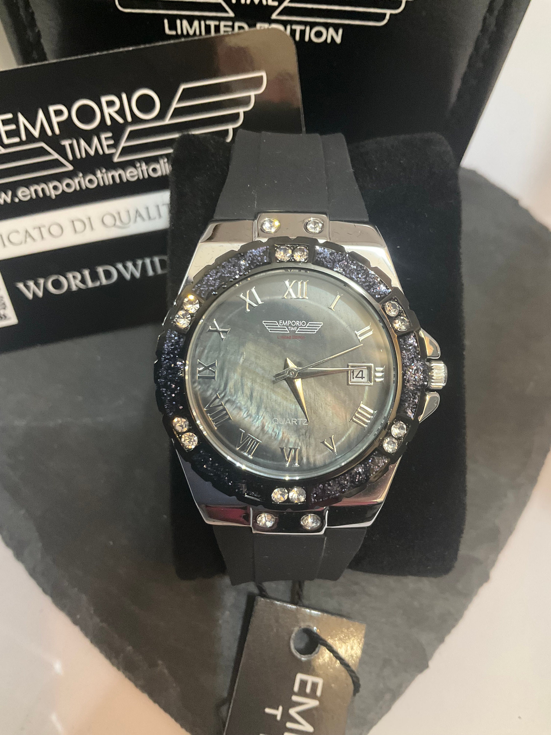 Emporio Time LTD EDT da donna Orologio analogico con datario al