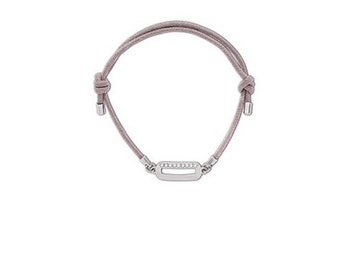 Swarovski Rechteck Cord Bettelarmband