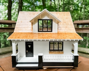 Dollhouse-Custom Dollhouse- Assembled Dollhouse- Heirloom Quality Dollhouse