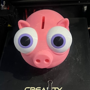 3D printed piggy bank