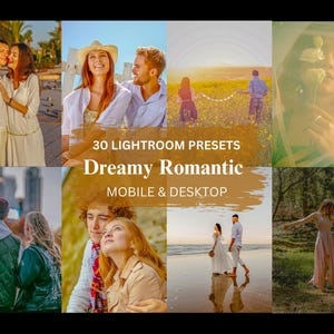 Dreamy Romantic Lightroom Presets: Mobile & Desktop (PDF Guide)
